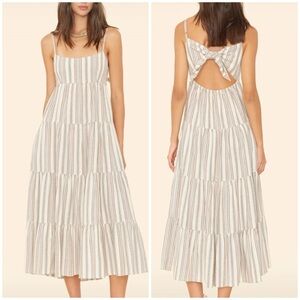 Xirena Ivory Sand Hazel Dress Striped Size XS